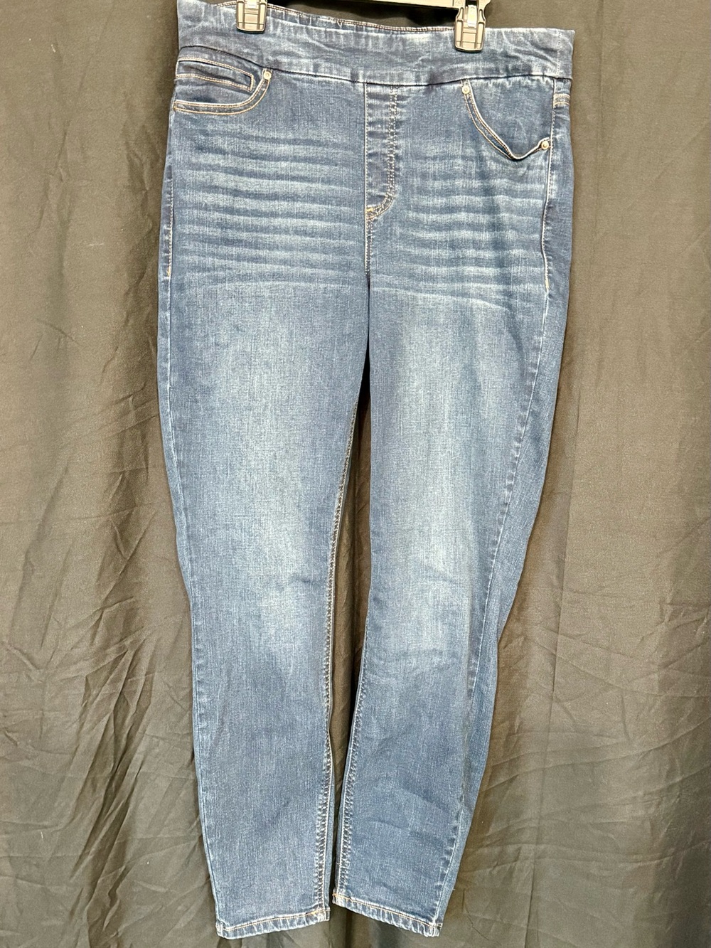 Westbound Petite Women’s Skinny Jeans — Medium Blue Wash